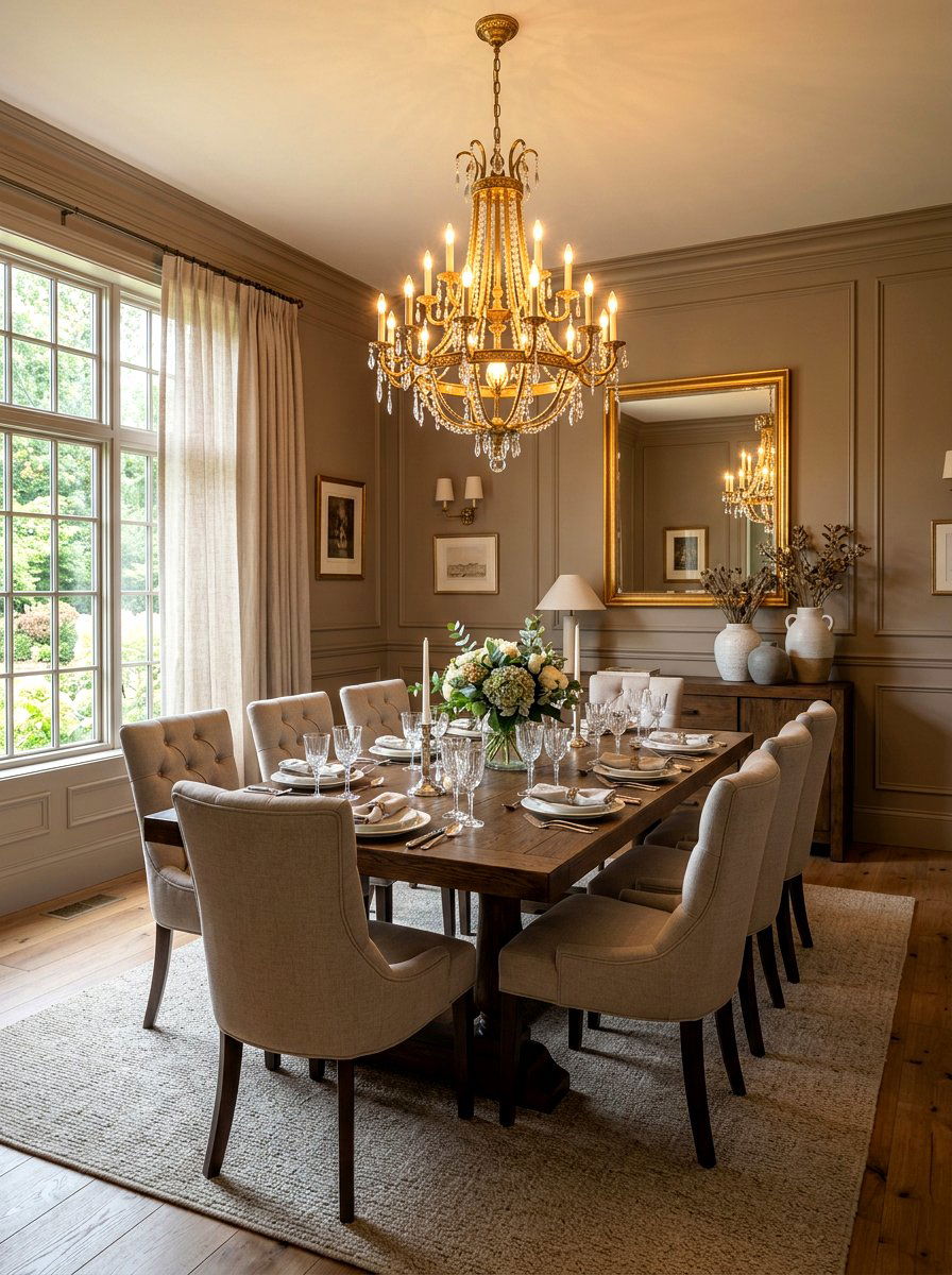 Taupe dining room - 30 taupe room ideas