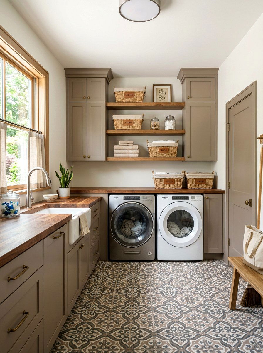 Taupe laundry room - 30 taupe room ideas