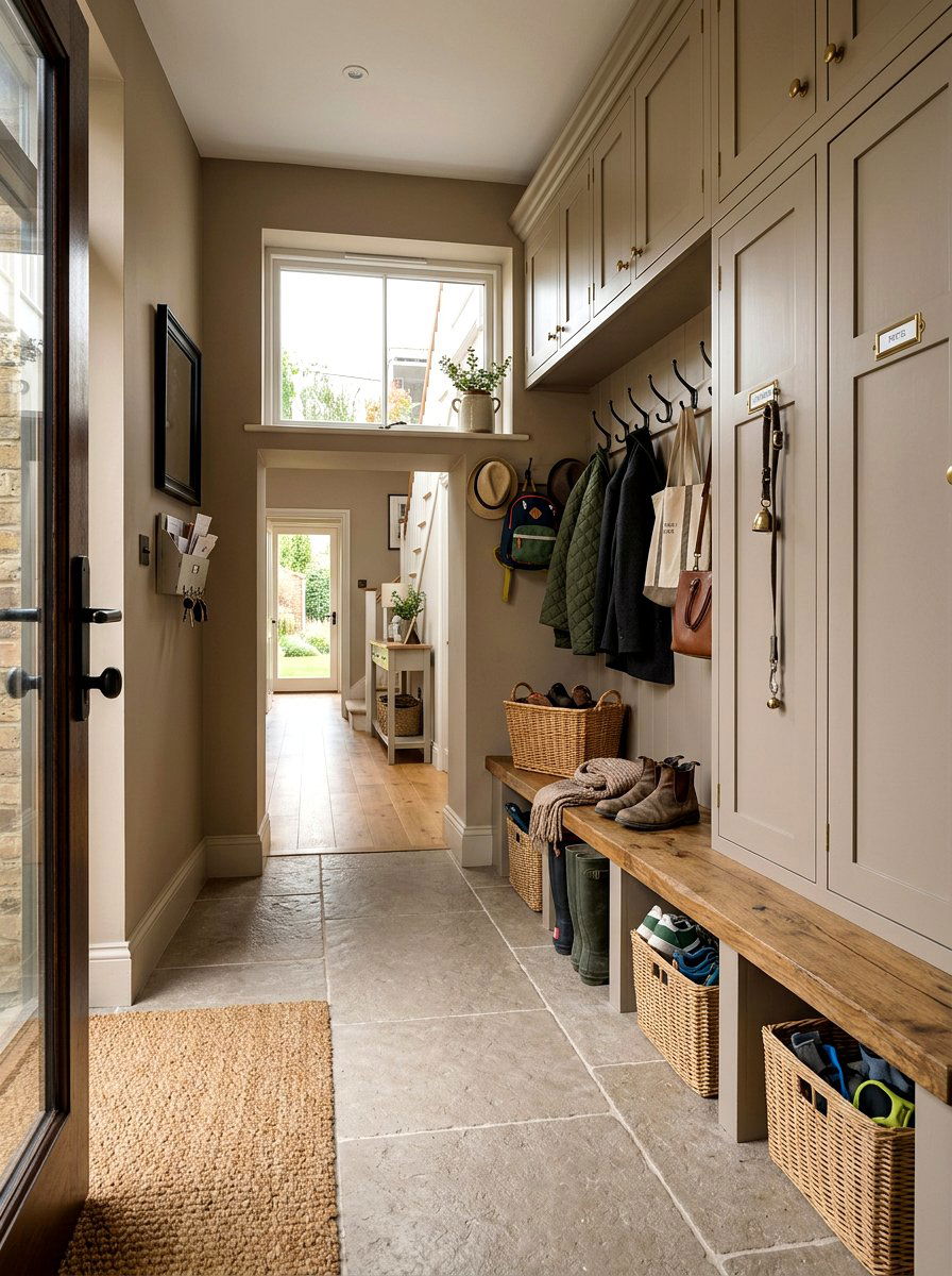 Taupe mudroom - 30 taupe room ideas