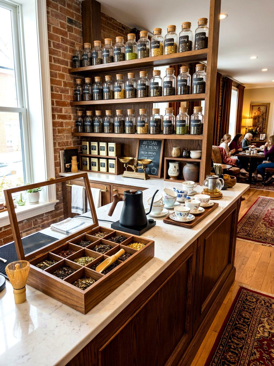 Tea Bar - 30 beverage station party ideas