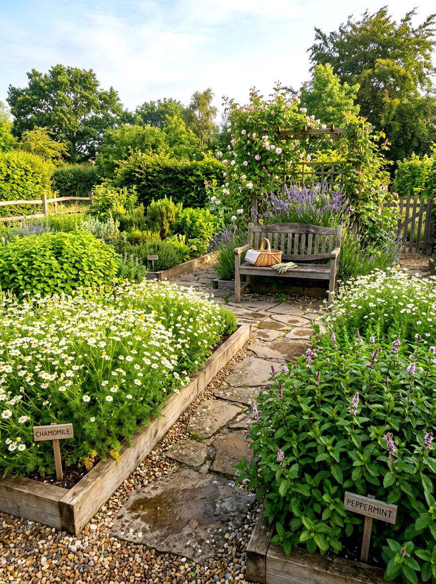 Tea Herb Garden - 30 simple herb garden ideas
