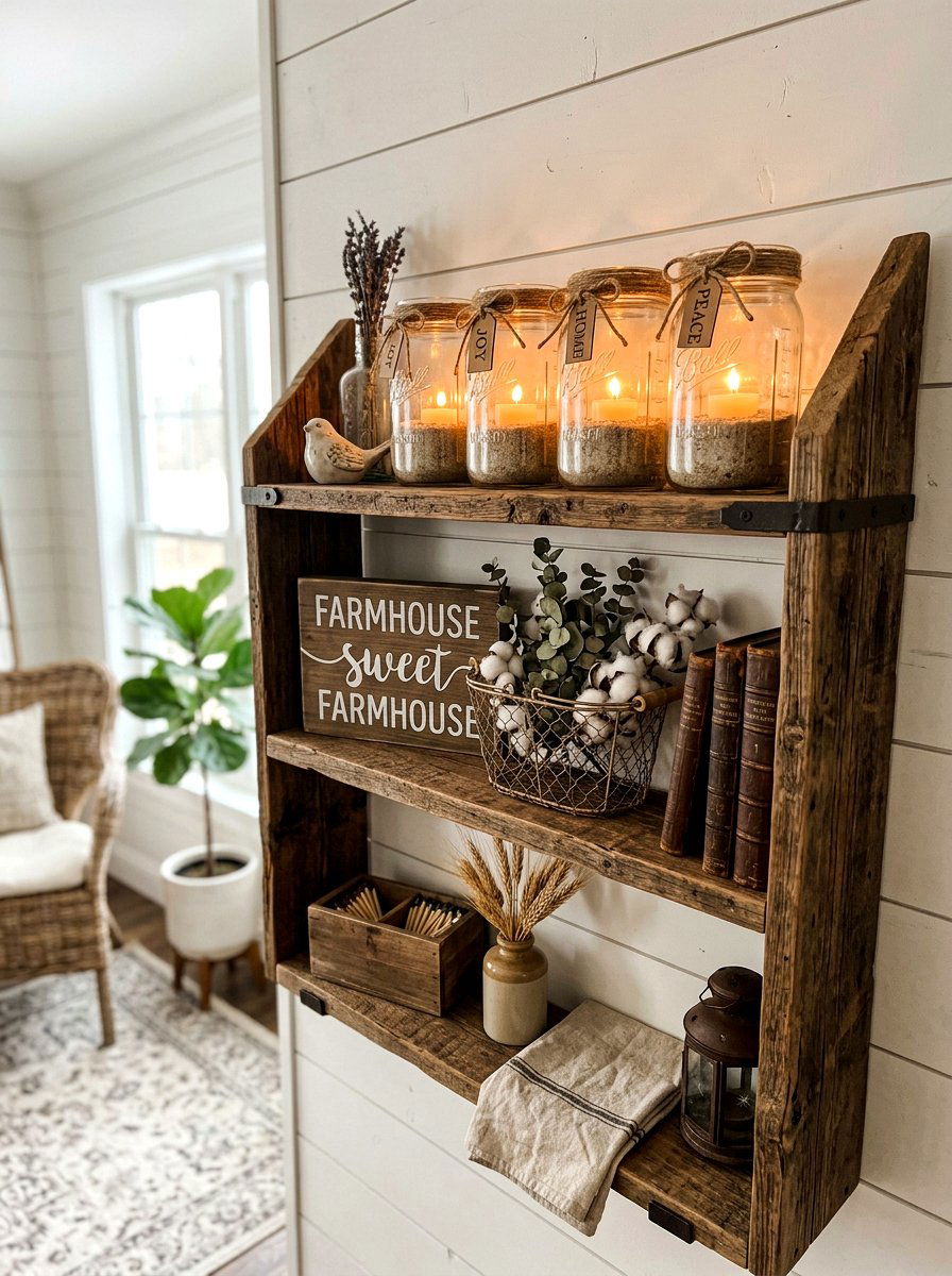 Tea Lights In Mason Jars - 30 candle decor ideas