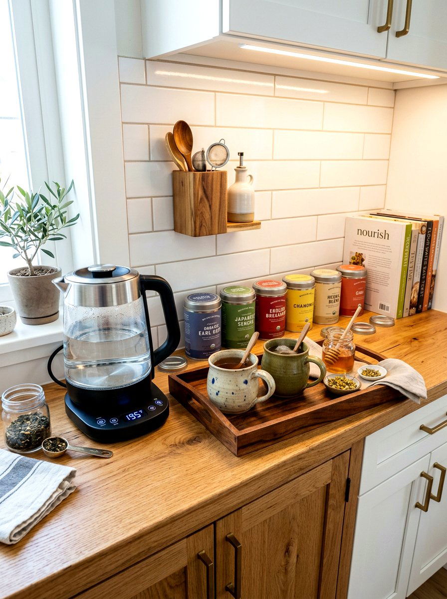 Tea Ritual Station - 30 self care station ideas