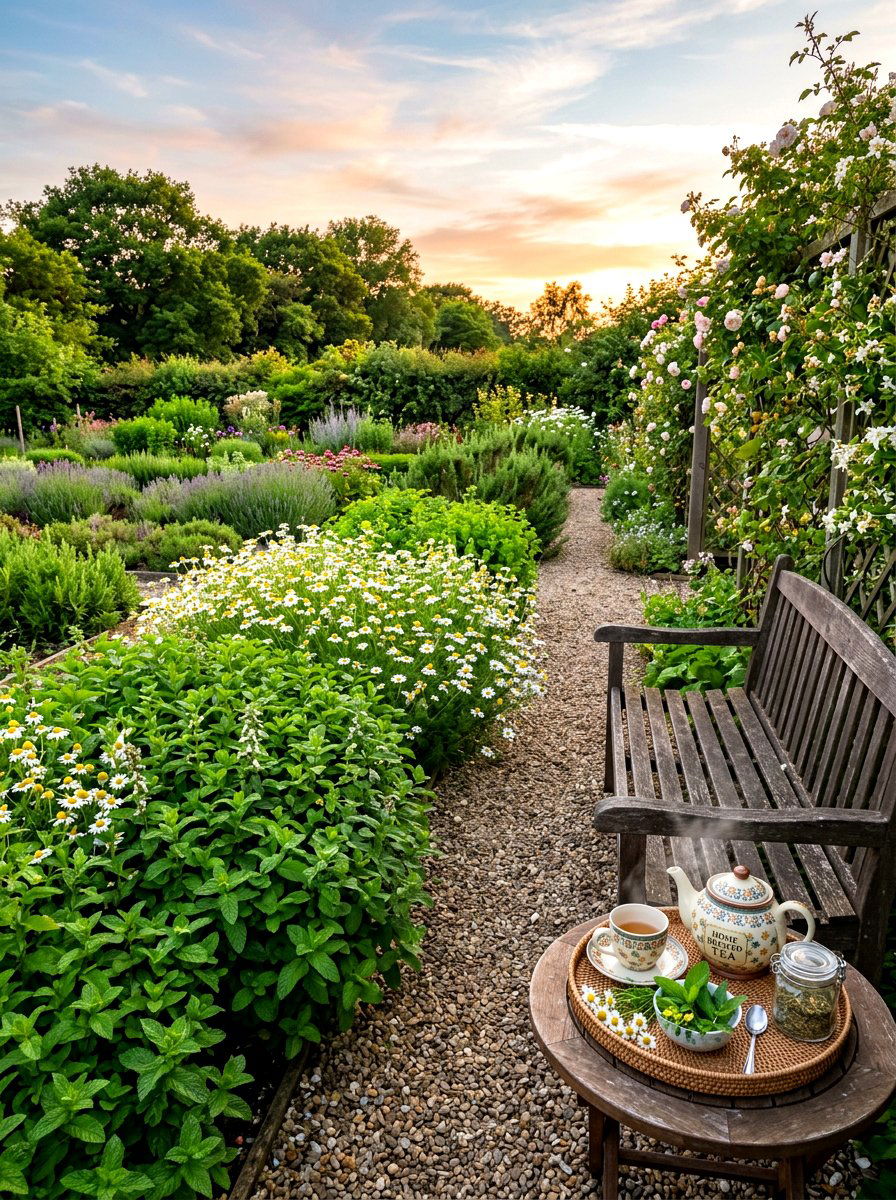 Tea herb garden - 30 herb garden ideas