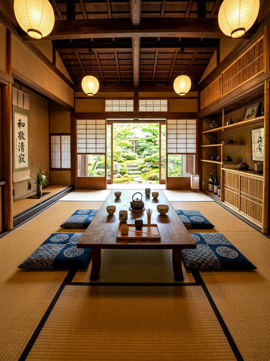 Tea room decoration - 30 quiet room ideas