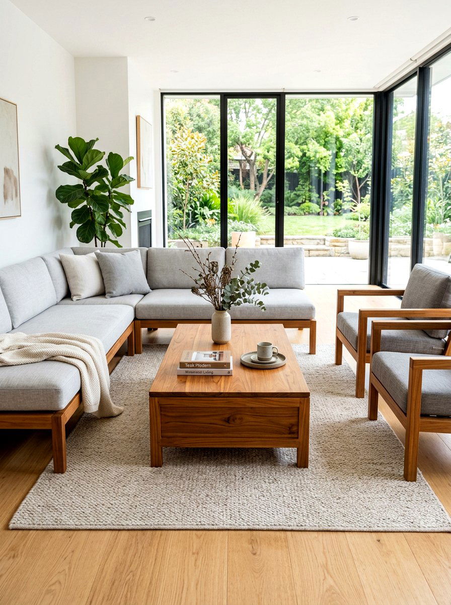 Teak Coffee Table Set - 30 teak patio furniture ideas