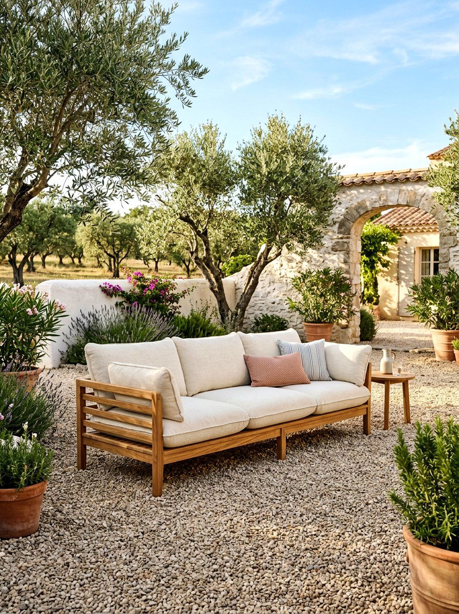 Teak Frame Cloud Sofa - 30 cloud outdoor sofa ideas