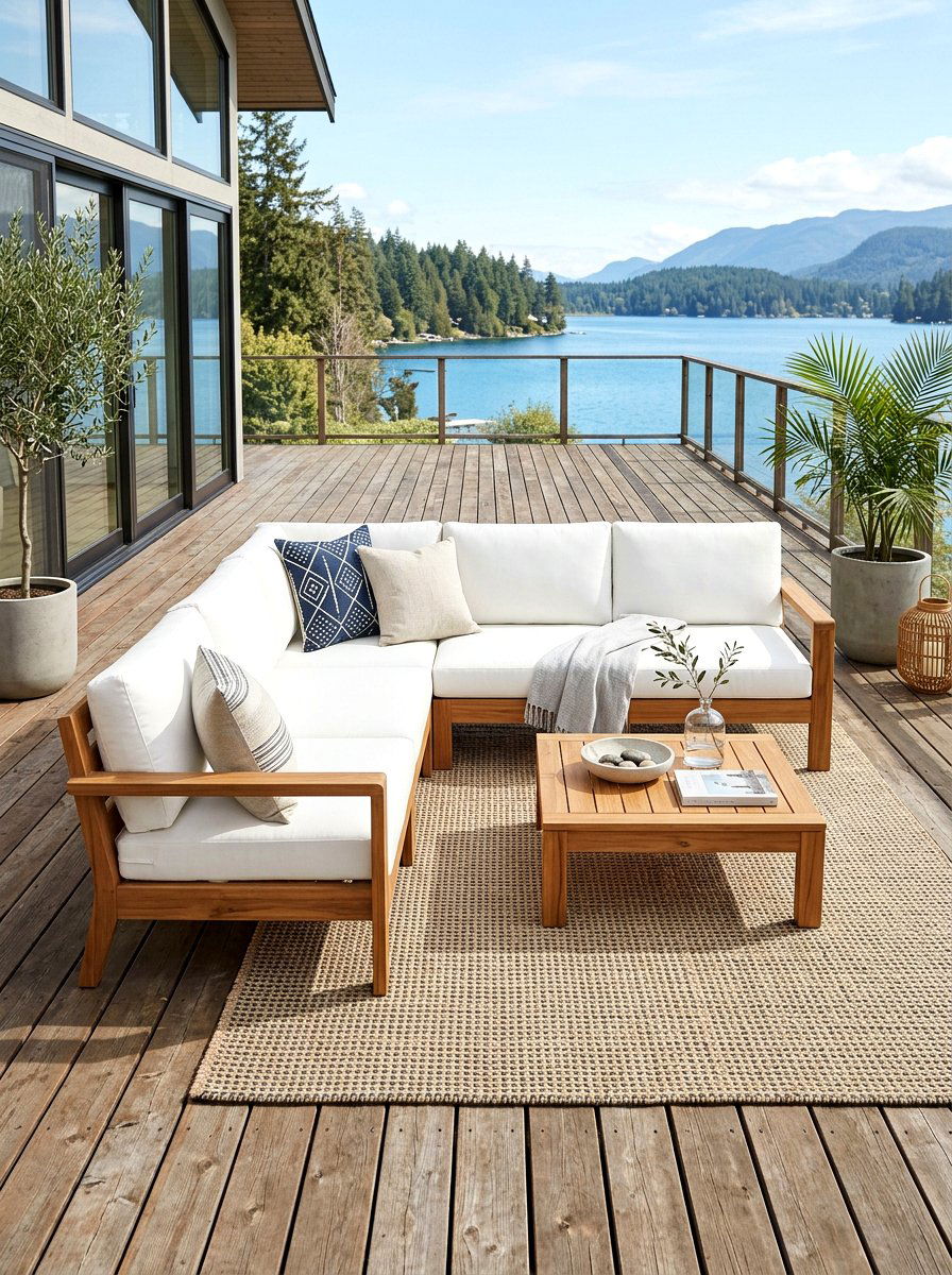 Teak Sectional Sofa - 30 teak patio furniture ideas