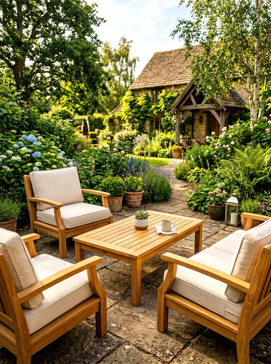 Teak Wood Coffee Table - 30 outdoor coffee table ideas