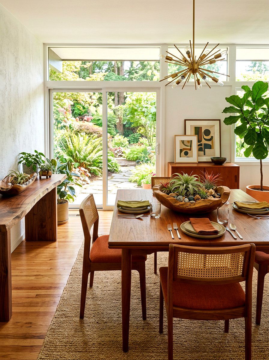 Teak wood bowl display - 30 centerpiece bowl ideas