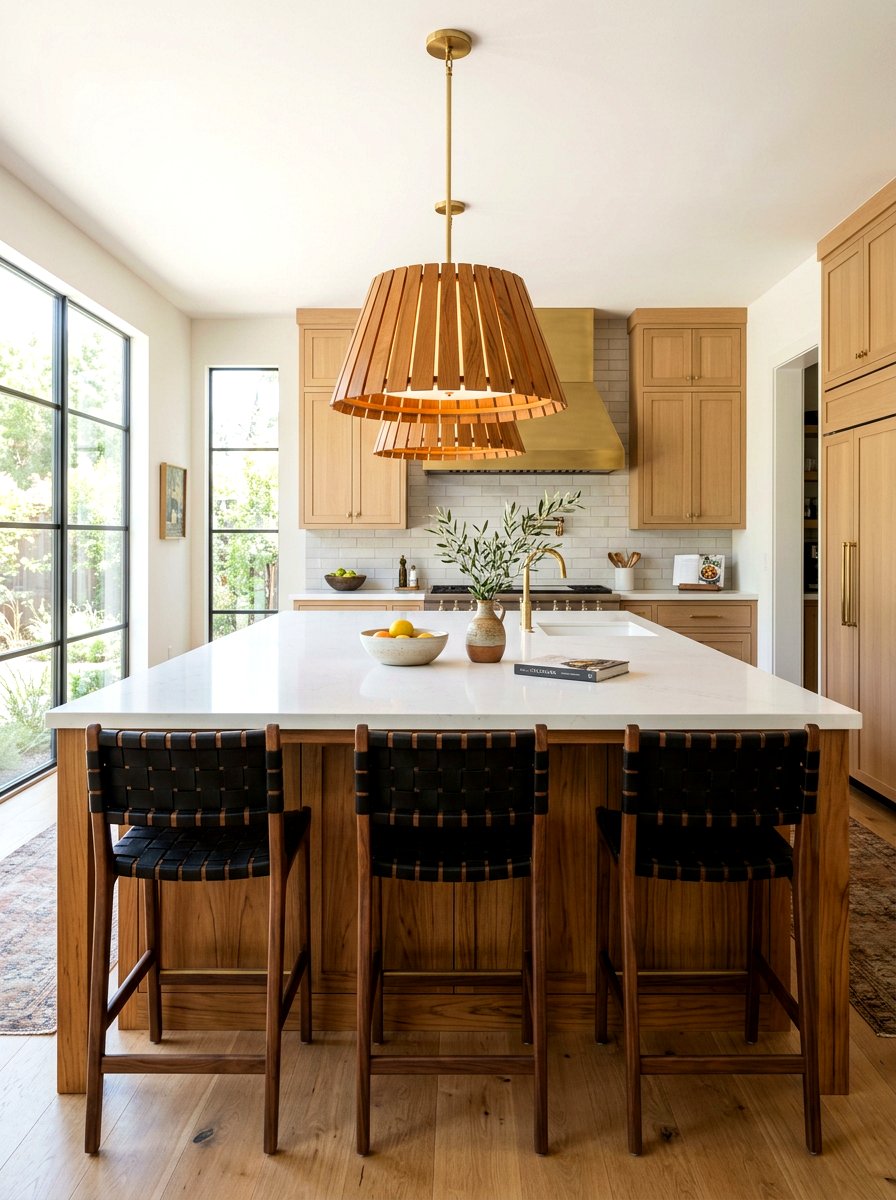 Teak wood lamp kitchen island - 30 table lamp kitchen island ideas