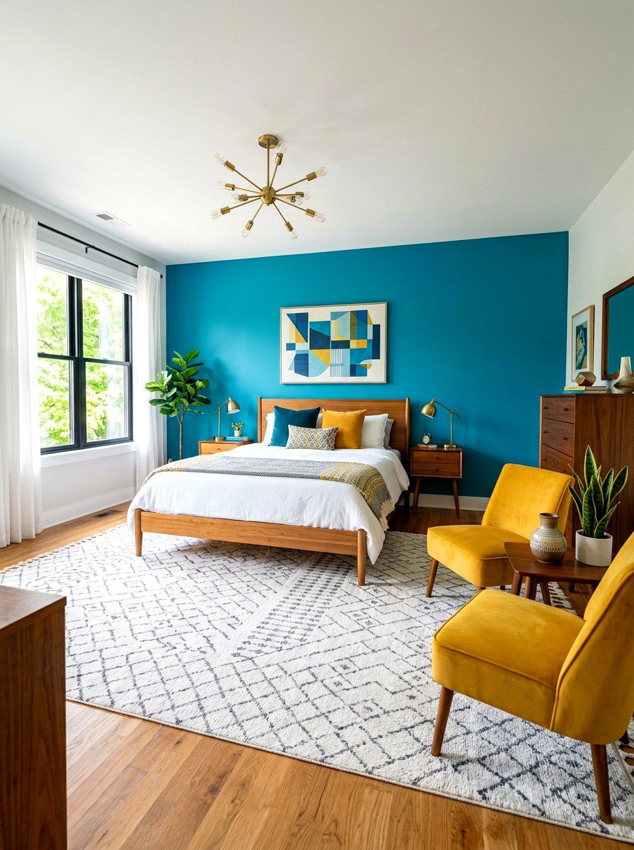 Teal Blue Bedroom - 30 healing color bedroom ideas