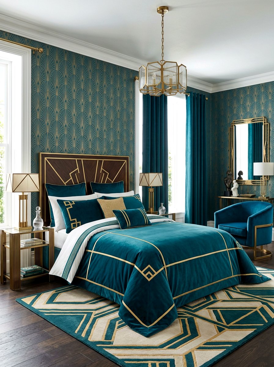 30 Contrast Trim Bedding Ideas for High-End Color Contrast
