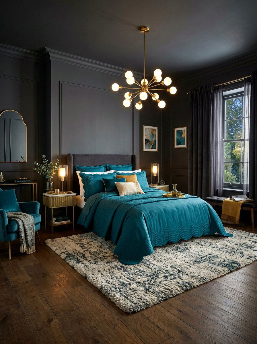 Teal Scalloped Bedding - 30 scalloped bedding ideas