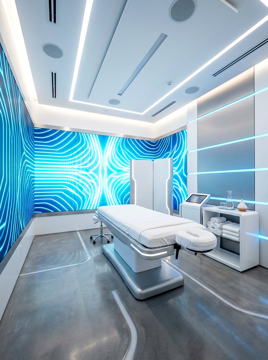 Tech Massage Room - 30 massage room ideas
