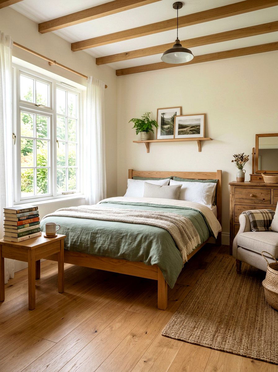 Tech free bedroom - 30 slow living home ideas