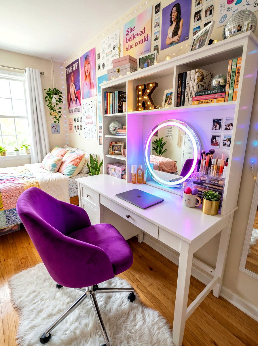Teen Girl Vanity - 30 makeup vanity ideas