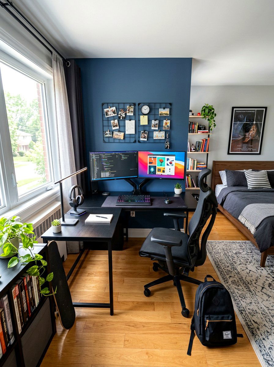 Teenager Study Space - 30 homework station ideas