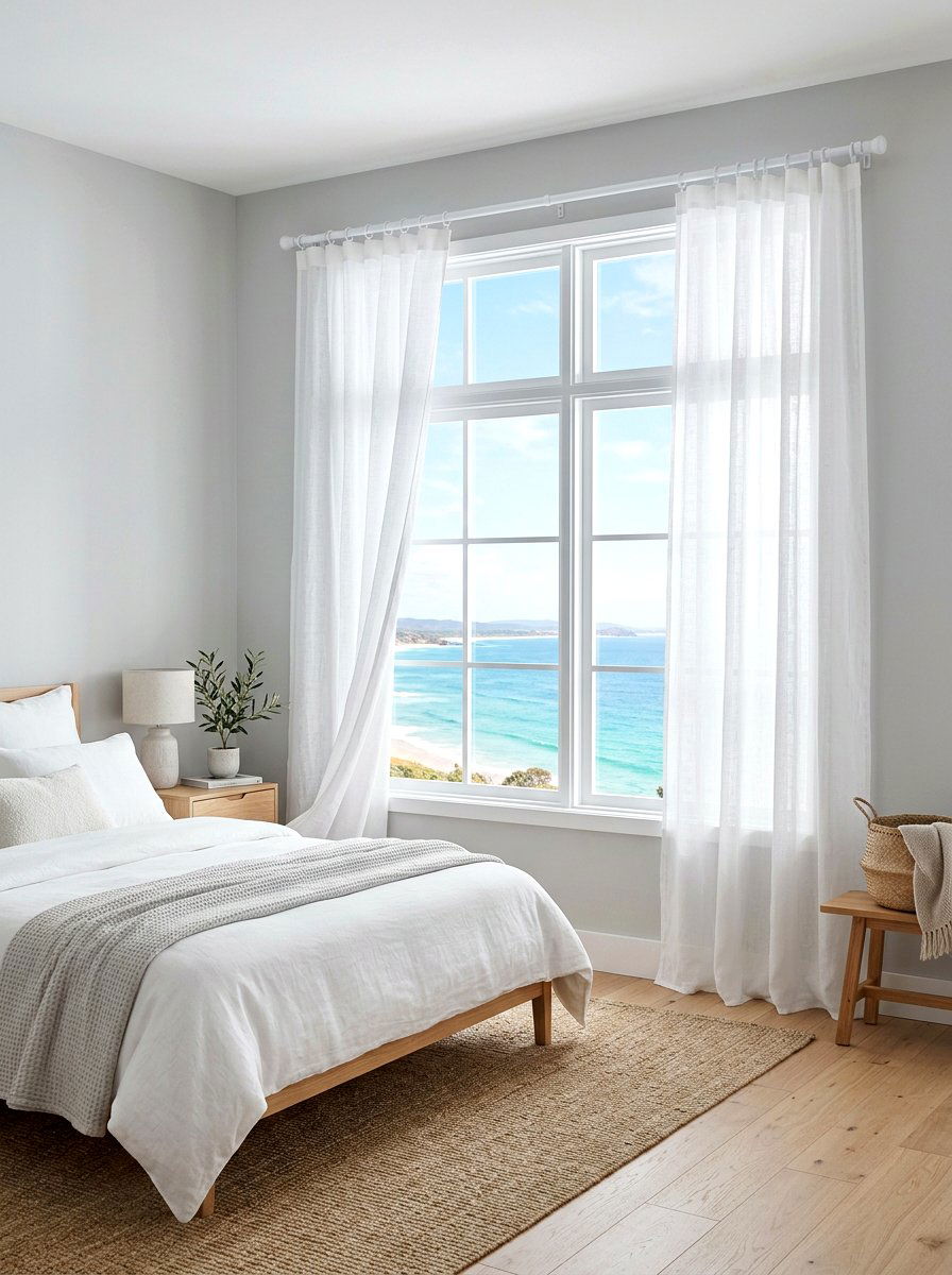 Tension Rod Curtain Bedroom - 30 renter friendly bedroom ideas