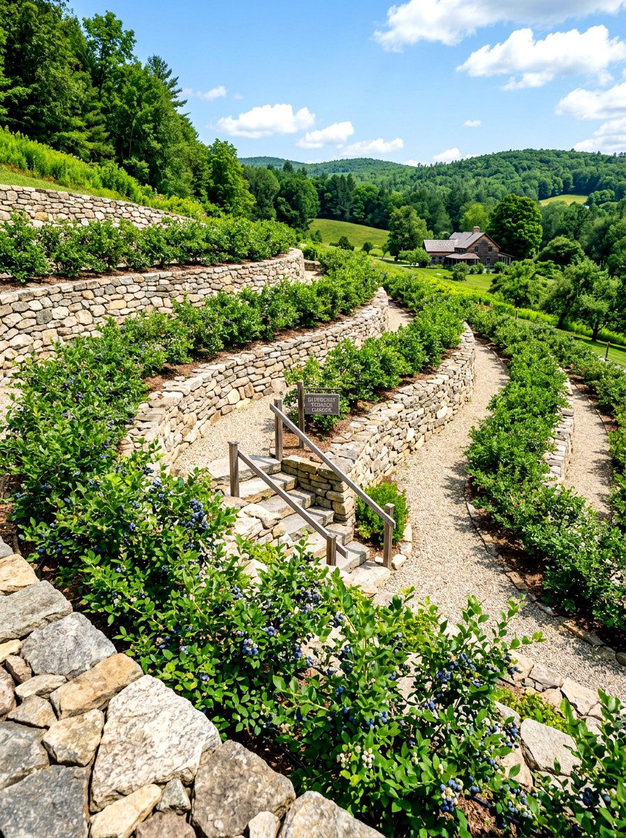 Terrace Blueberry Garden - 30 blueberry garden ideas