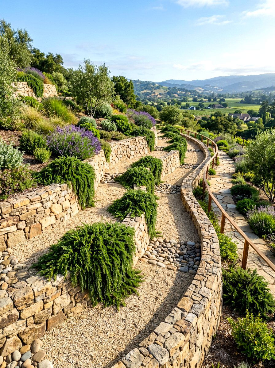30 Swale Landscaping Ideas to Manage Water Beautifully Well