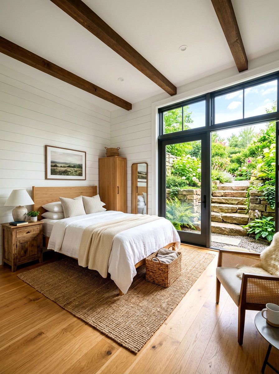 Terraced stone basement egress - 30 basement bedroom egress ideas