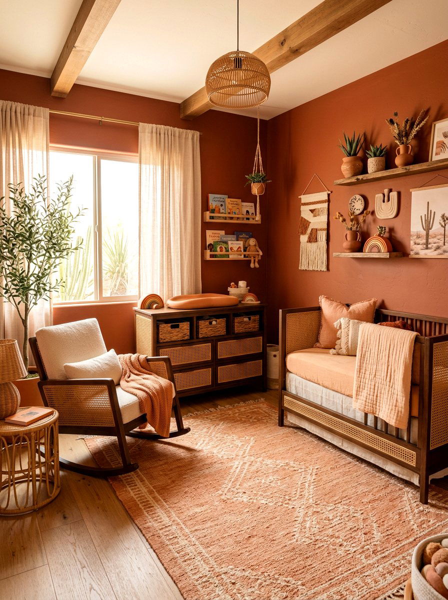Terracotta And Apricot Nursery - 30 apricot nursery ideas