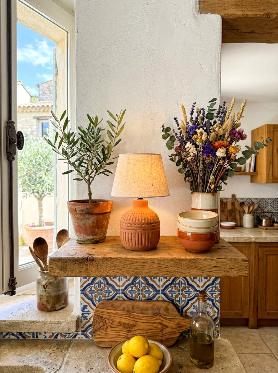 Terracotta Mini Lamp - 30 mini lamp kitchen ideas