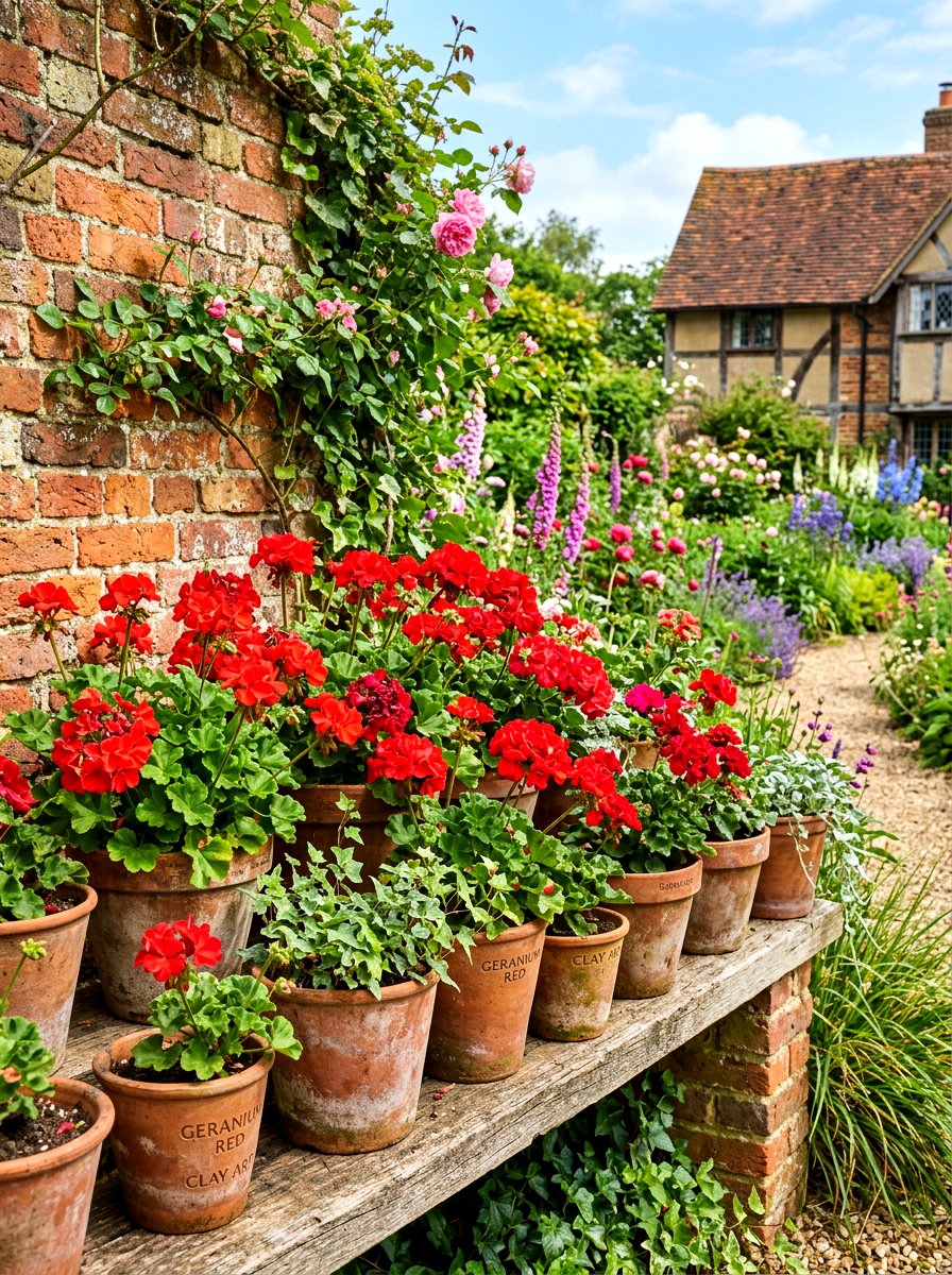 Terracotta Pot Ledge Arrangement - 30 windowsill planter ideas