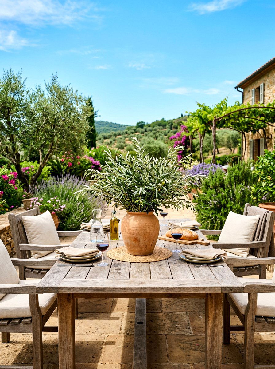 Terracotta Pot Olive Branch - 30 olive branch centerpiece ideas