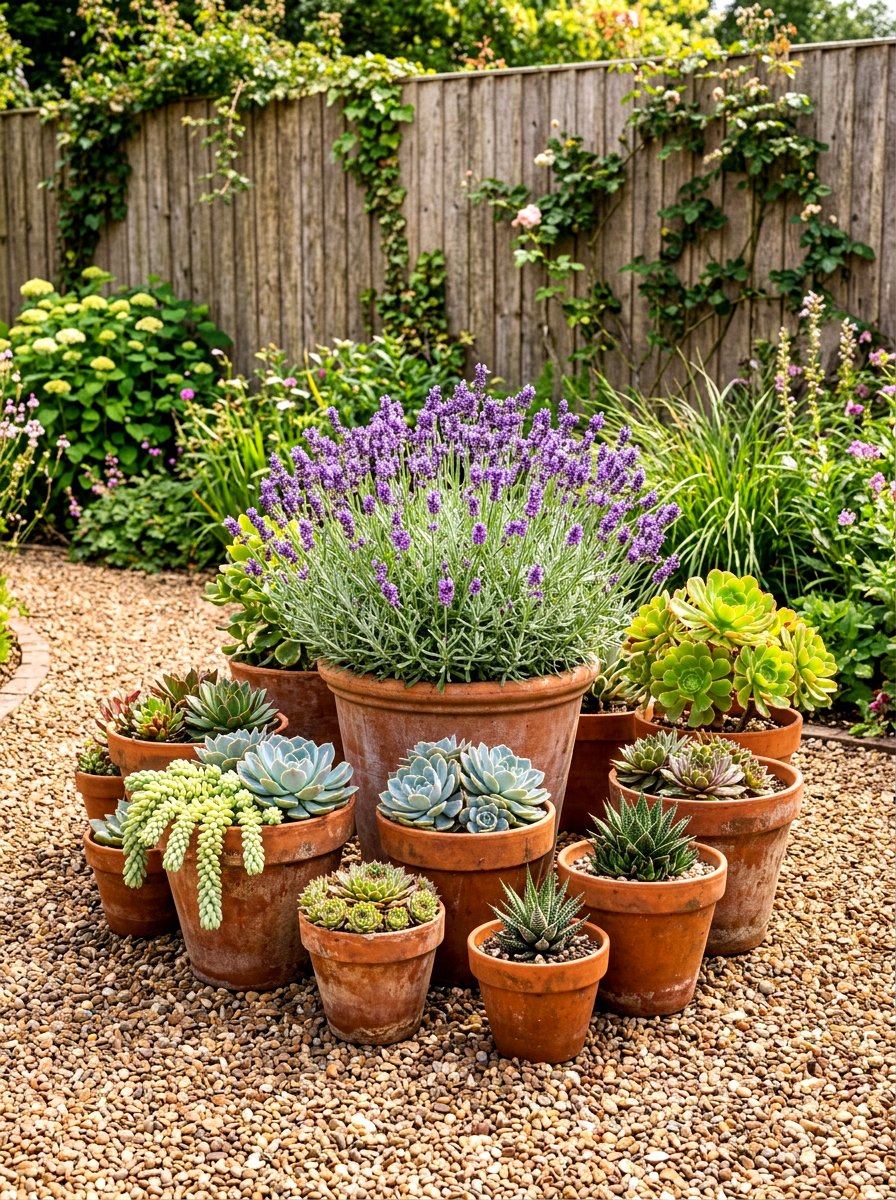 Terracotta Potted Plant - 30 California casual patio ideas