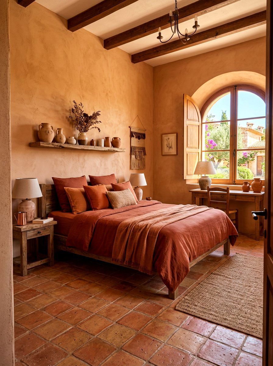 Terracotta Room - 30 monochrome room ideas