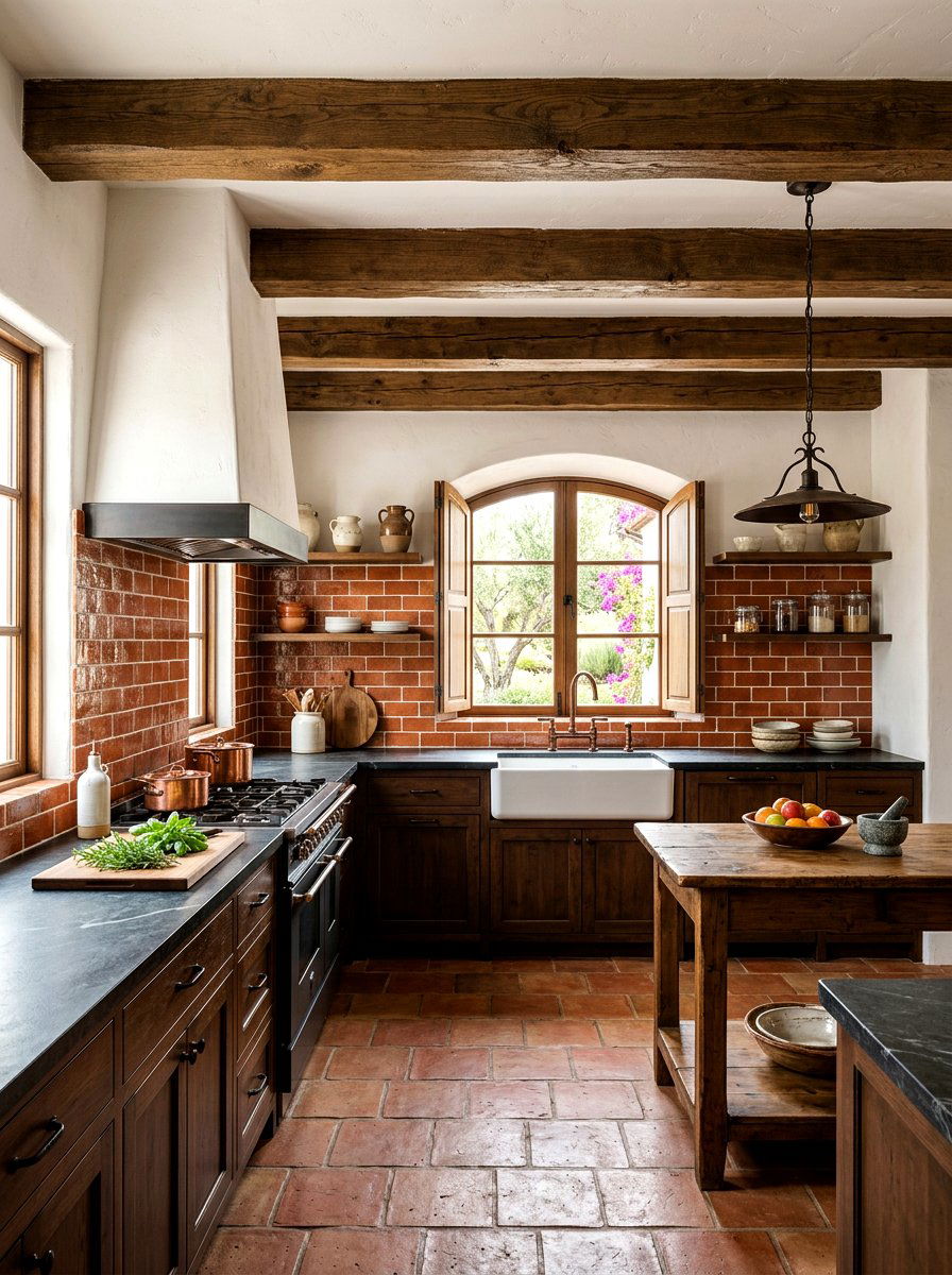 Terracotta Subway Tile Kitchen - 30 subway tile kitchen ideas