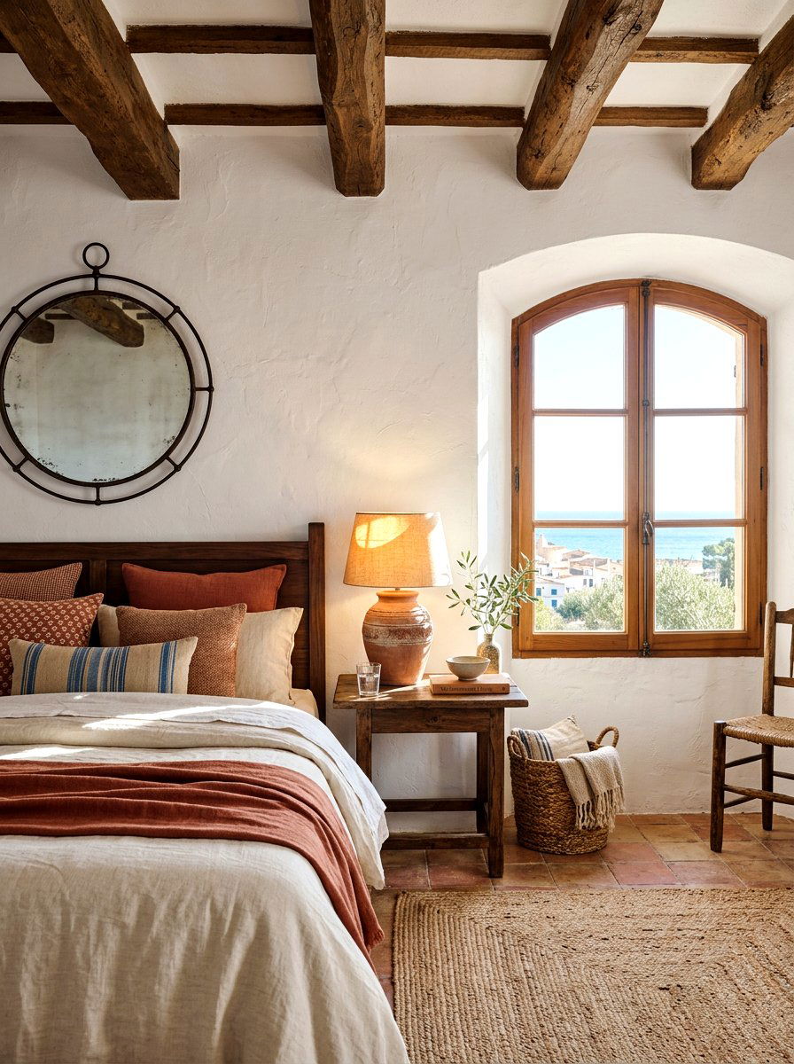 Terracotta Table Lamp - 30 bedside lighting ideas
