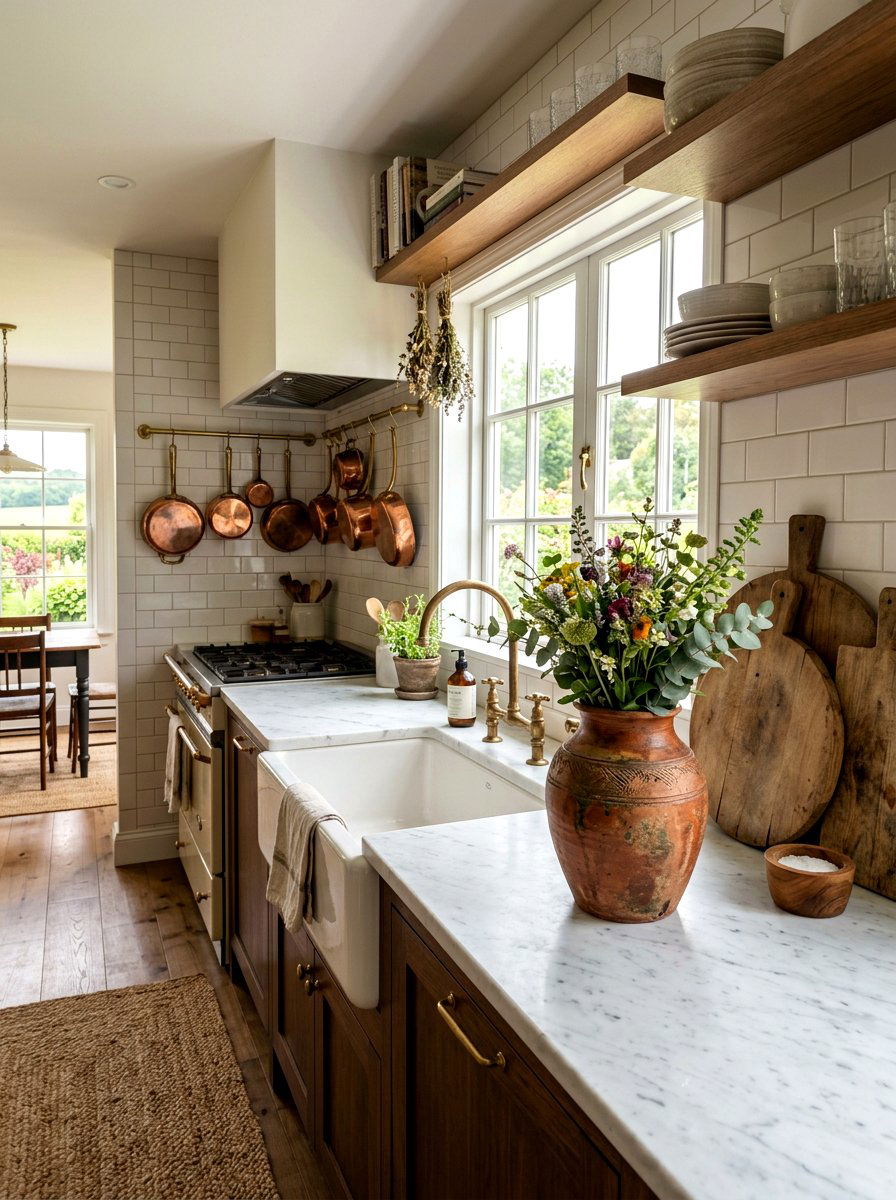 Terracotta Vase Kitchen Counter - 30 ceramic vase styling ideas