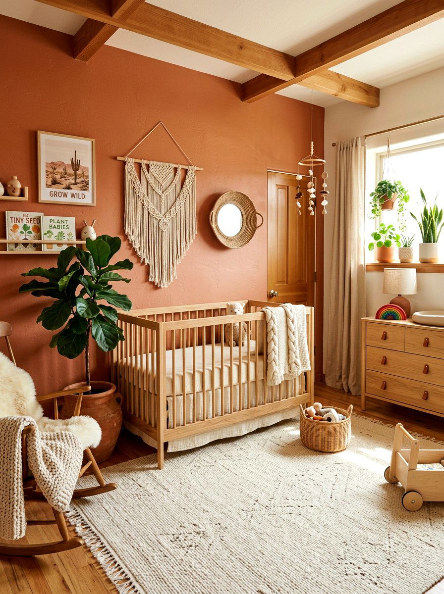 Terracotta nursery - 30 collected nursery decor ideas