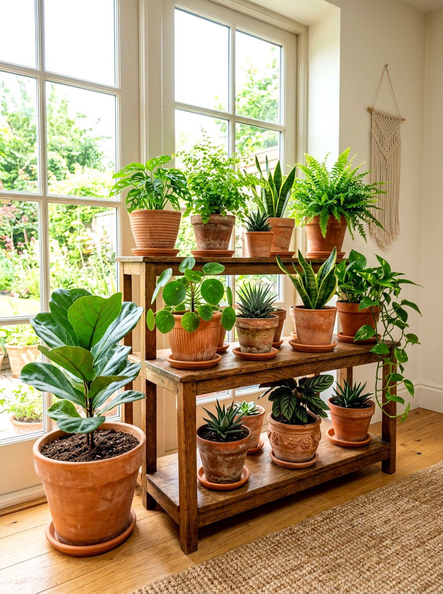 Terracotta plant pots - 30 terracotta decor ideas