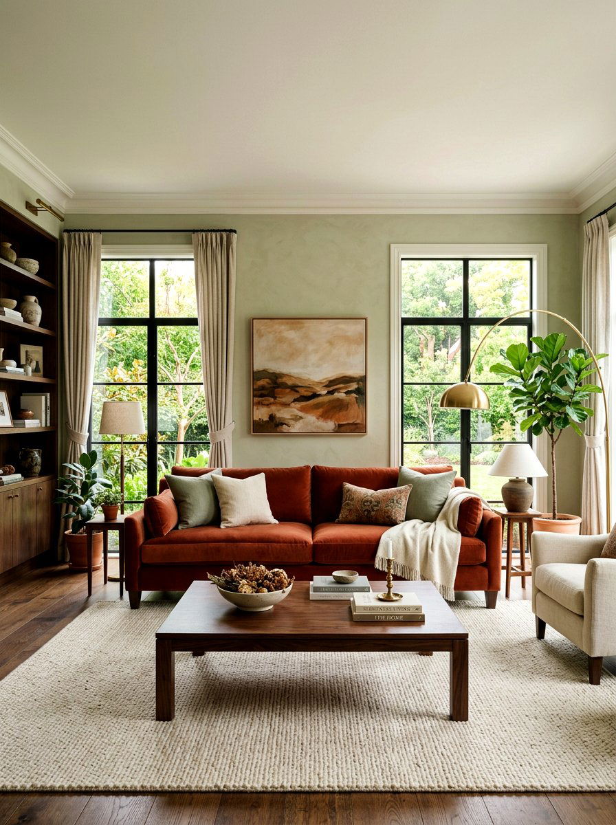 30 Terracotta And Sage Living Room Ideas for a Fresh Modern Look