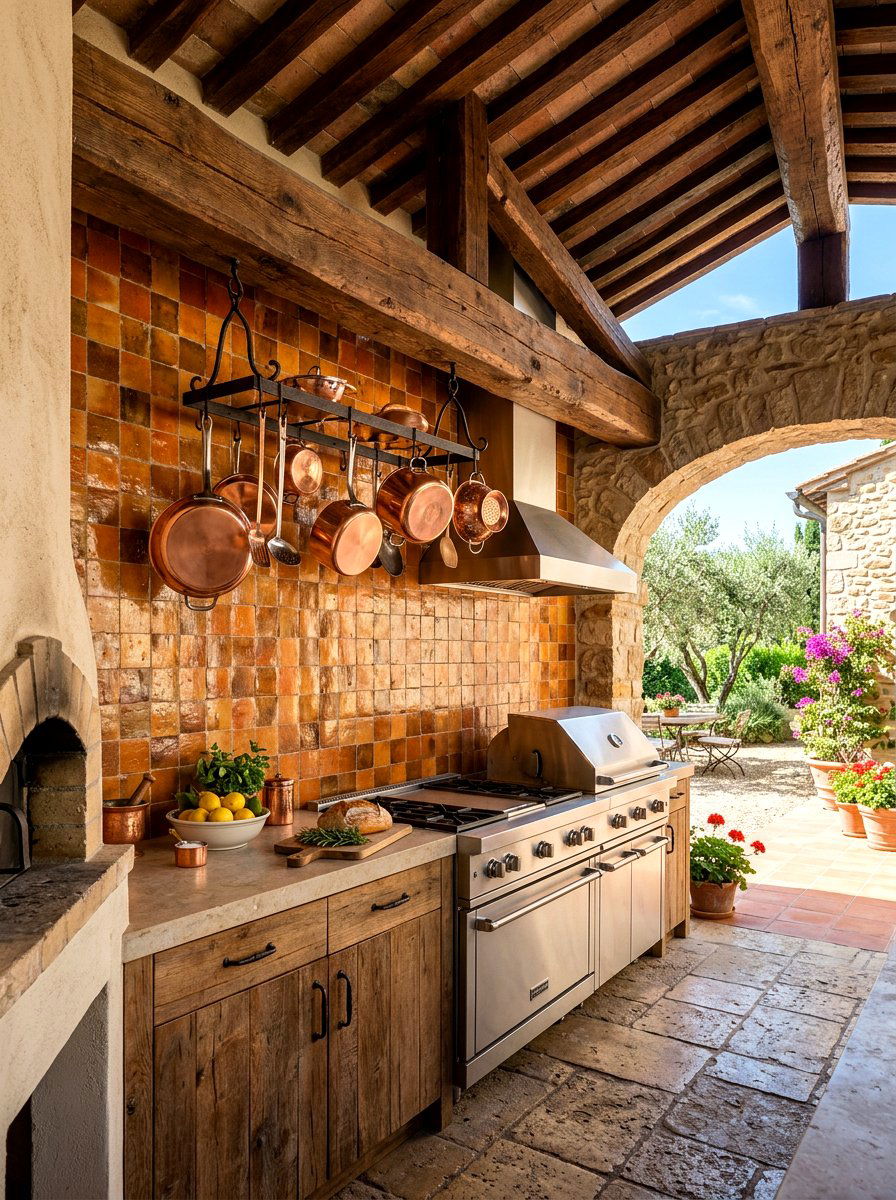 Terracotta zellige tile - 30 zellige tile backsplash ideas