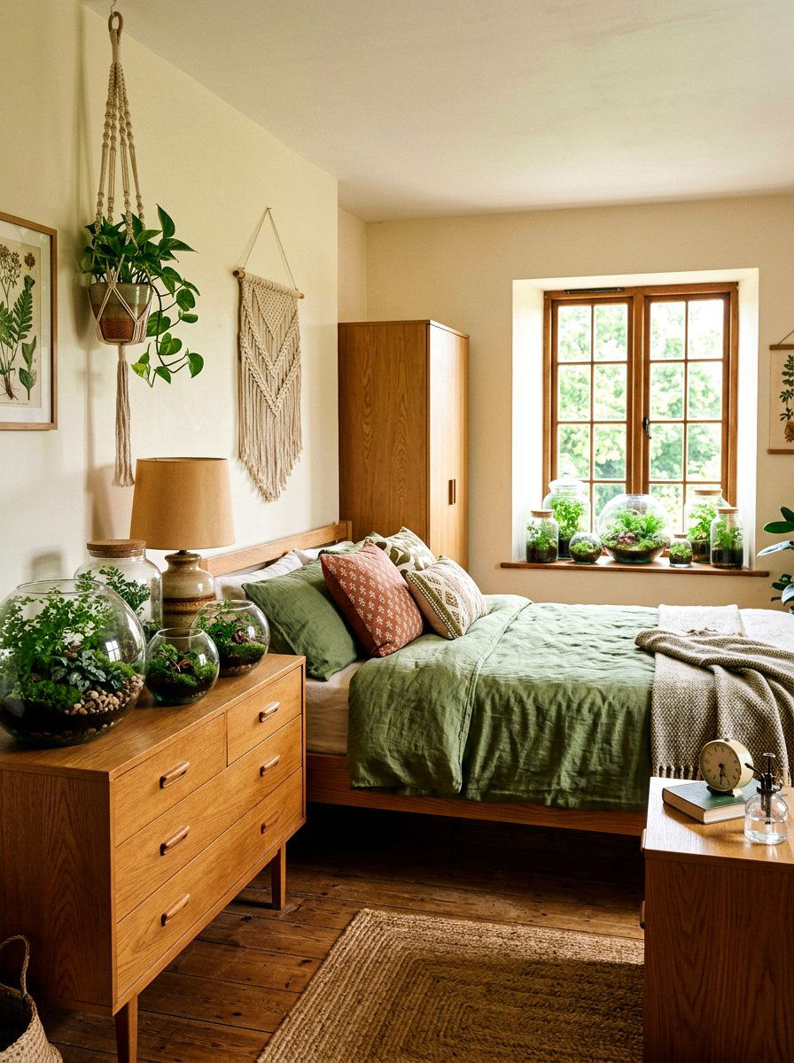 Terrarium Bedroom - 30 seventies bedroom ideas