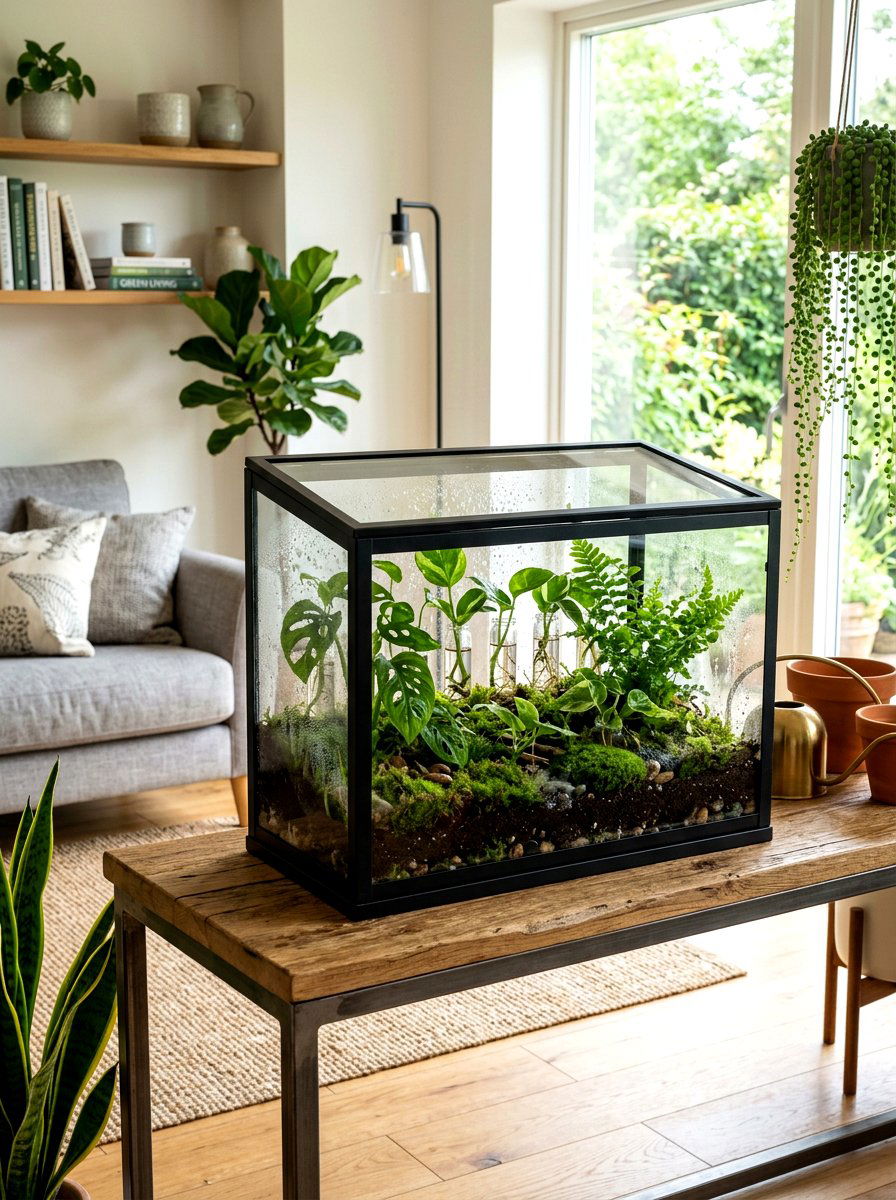 Terrarium propagation box - 30 plant propagation station ideas