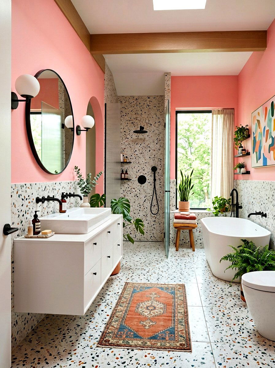 Terrazzo Bathroom - 30 master bathroom ideas