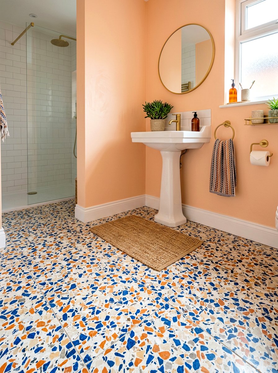 Terrazzo Bathroom Tile - 30 Pinterest bathroom ideas