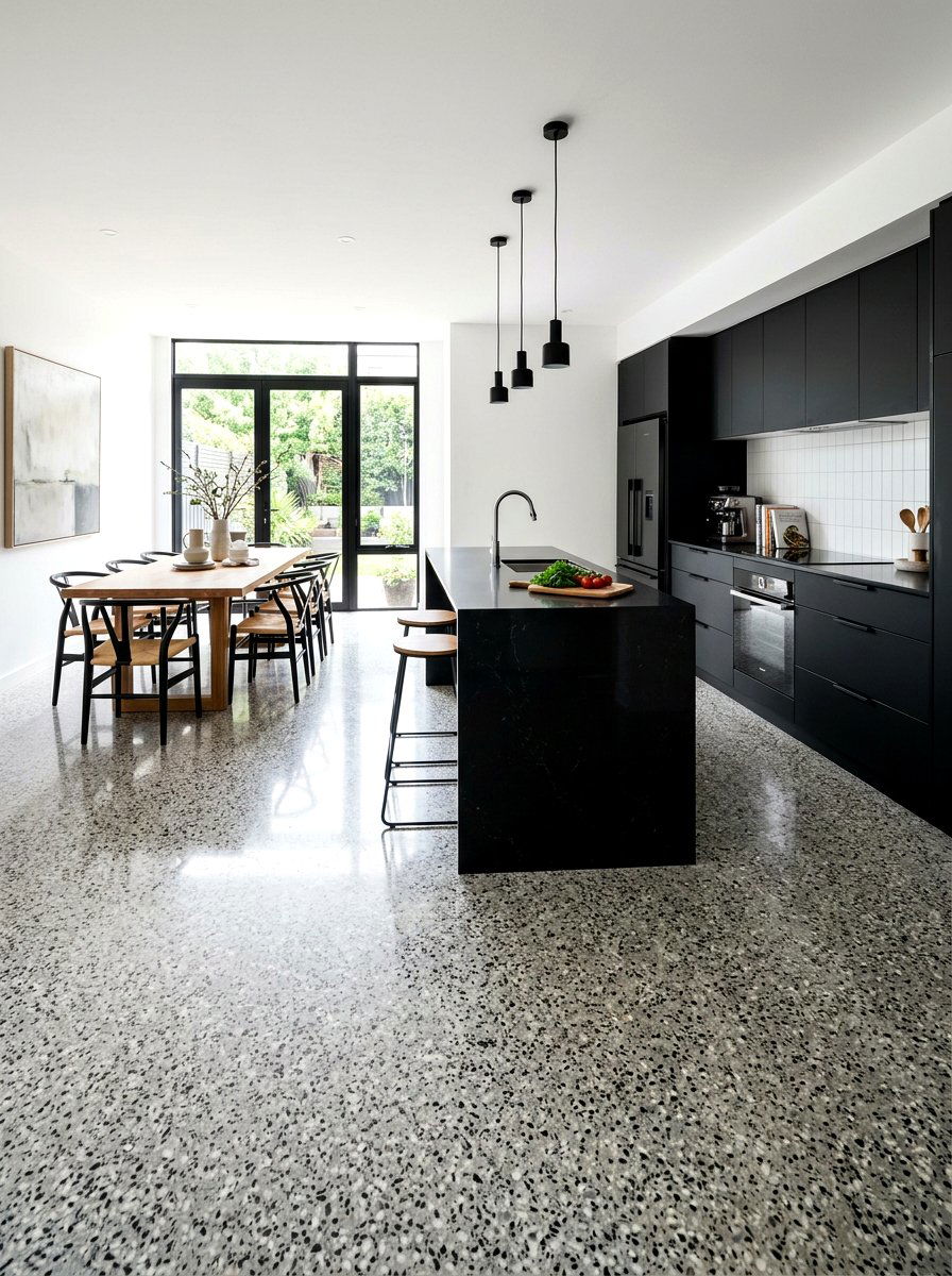 Terrazzo Flooring Kitchen - 30 terrazzo kitchen ideas