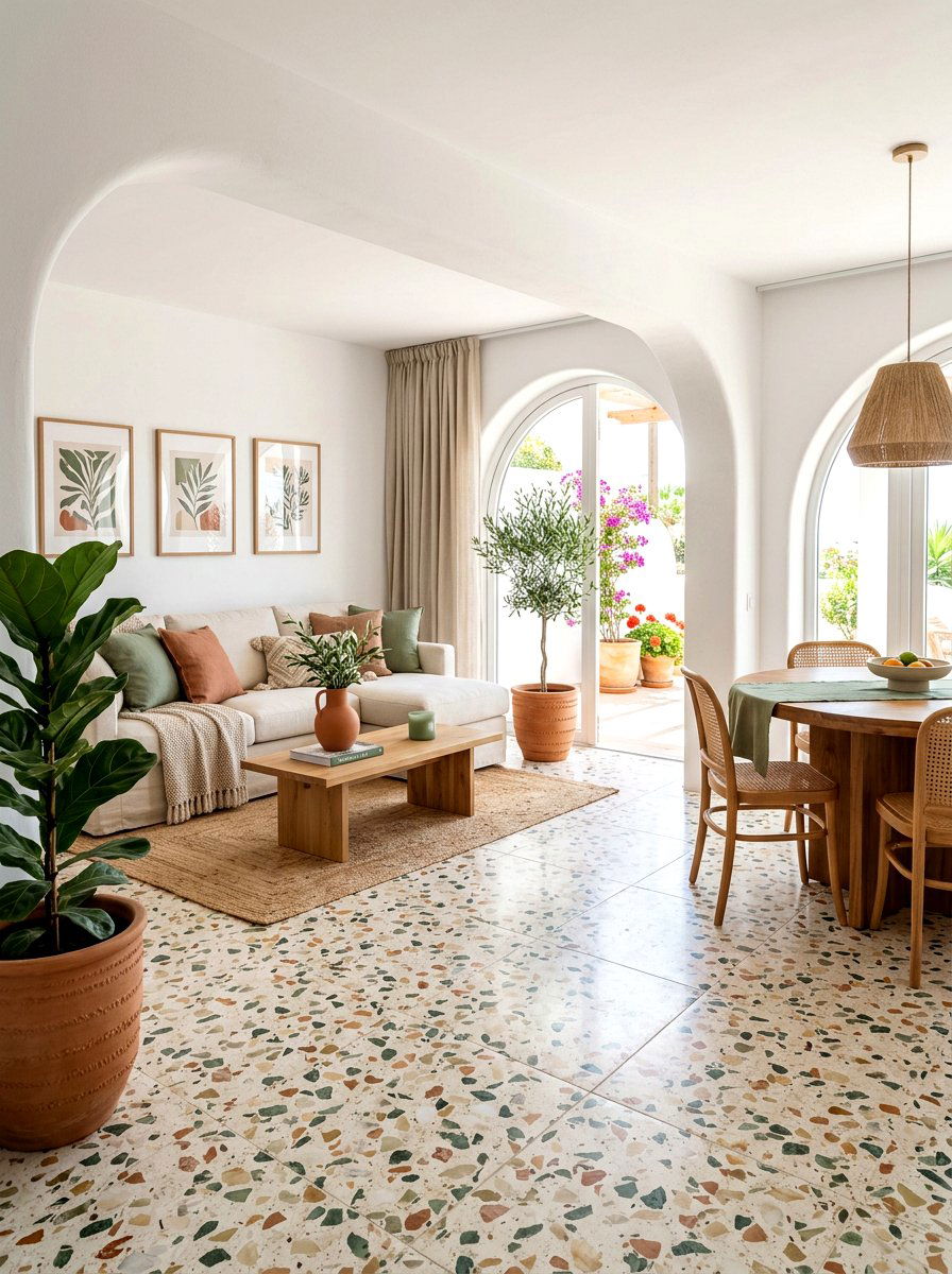Terrazzo Mediterranean Interior - 30 resort bedroom ideas