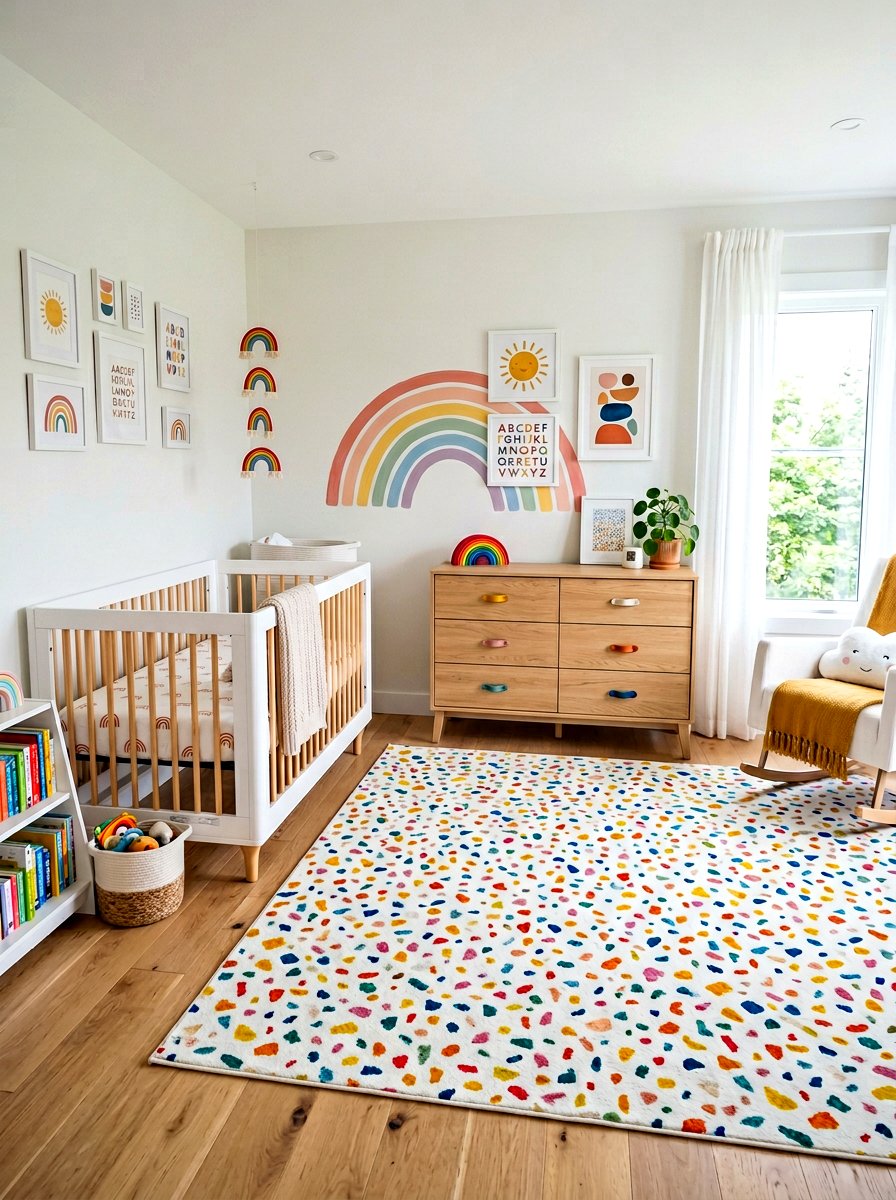 30 Rainbow Nursery Ideas That Create a Dreamy Baby Room Look