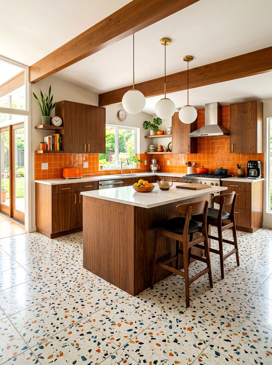 Terrazzo Tile Floor - 30 tile floor pattern ideas