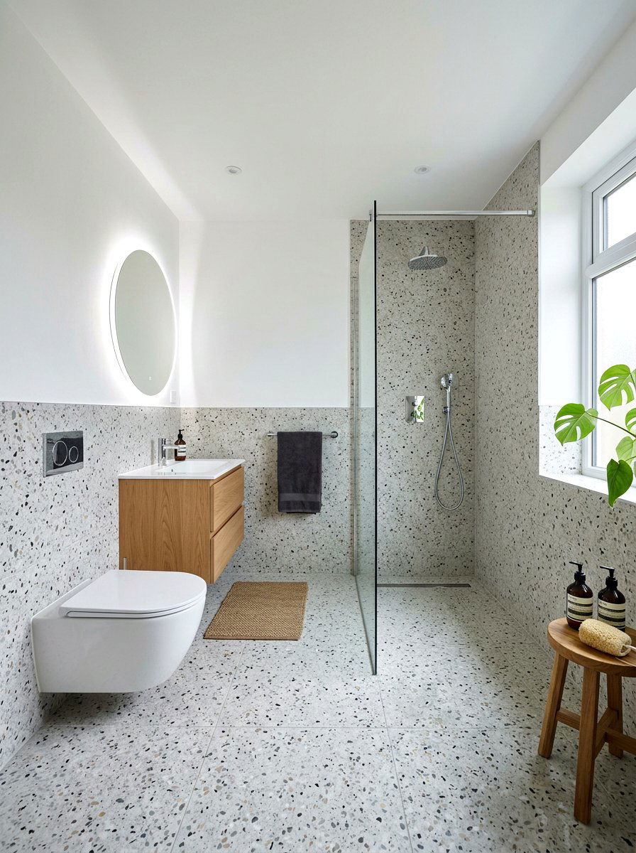 30 Terrazzo Bathroom Ideas for a Modern, Spa-Like Glow Today