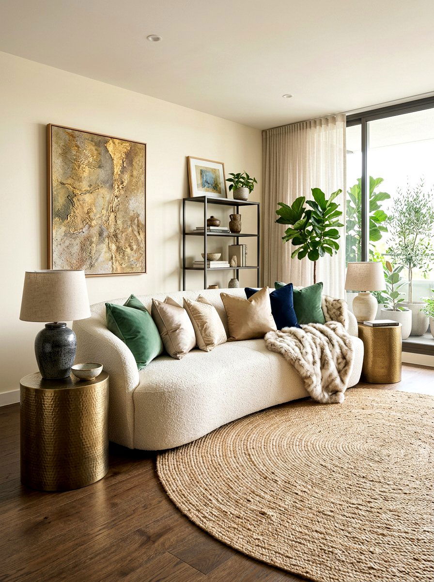 Texture Lounge - 30 playful apartment decor ideas