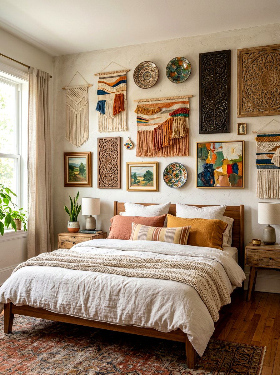 Texture Wall Art - 30 maximalist art wall ideas